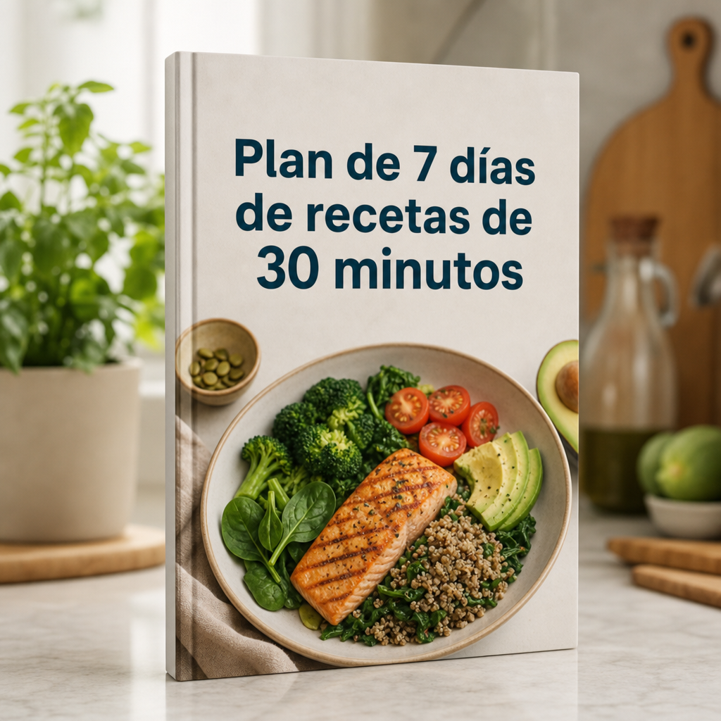 Bono #3: Plan de 7 días de recetas de 30 minutos