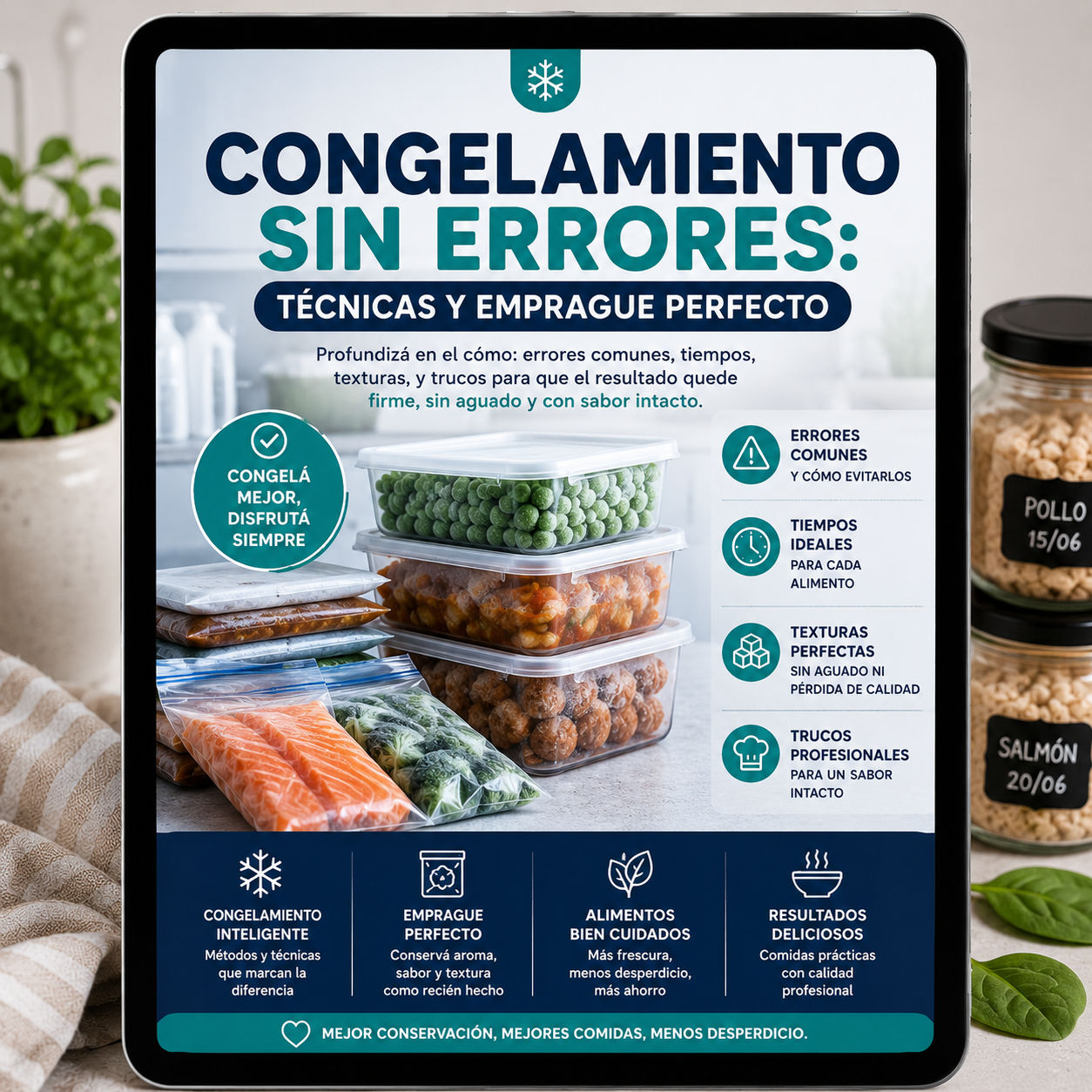 Congelamiento sin Errores: Técnicas y Emprague Perfecto