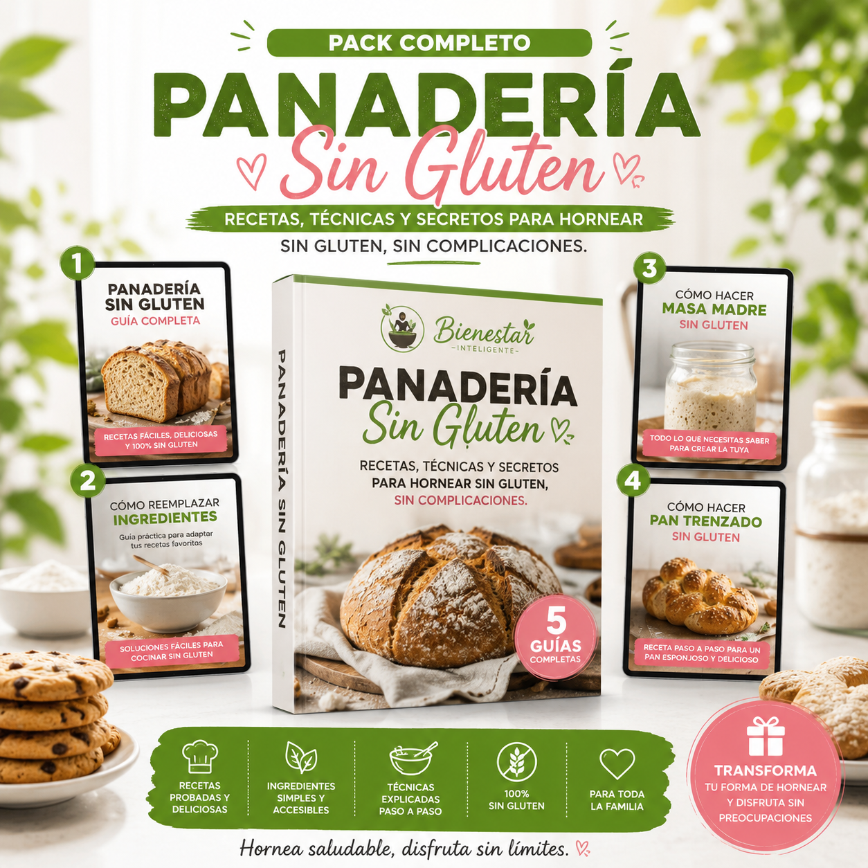 🍞 Pan Sin Límites El pan de vuelta en tu vida, sin gluten ni culpa.