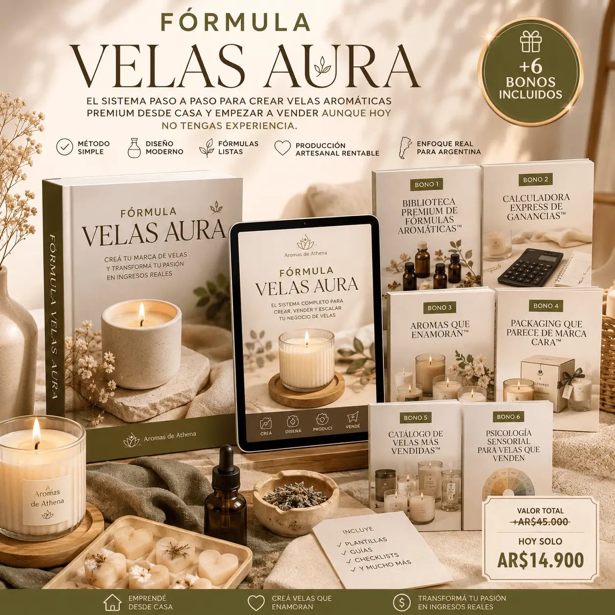 Fórmula Velas Aura — Sistema Completo