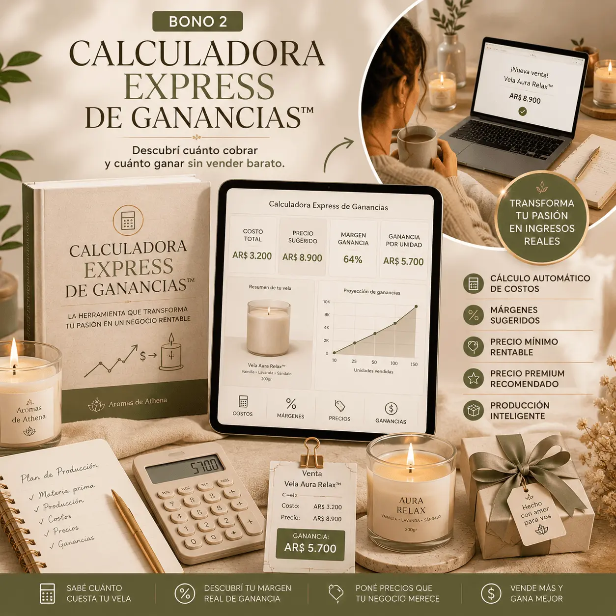 Bono #2: Calculadora Express de Ganancias