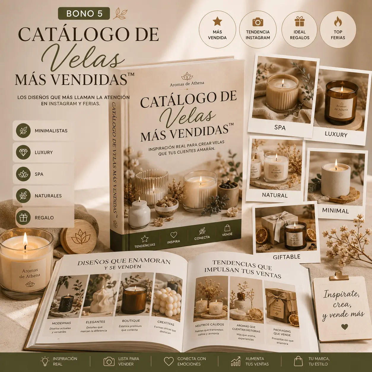 Bono #5: Catálogo de Velas Más Vendidas