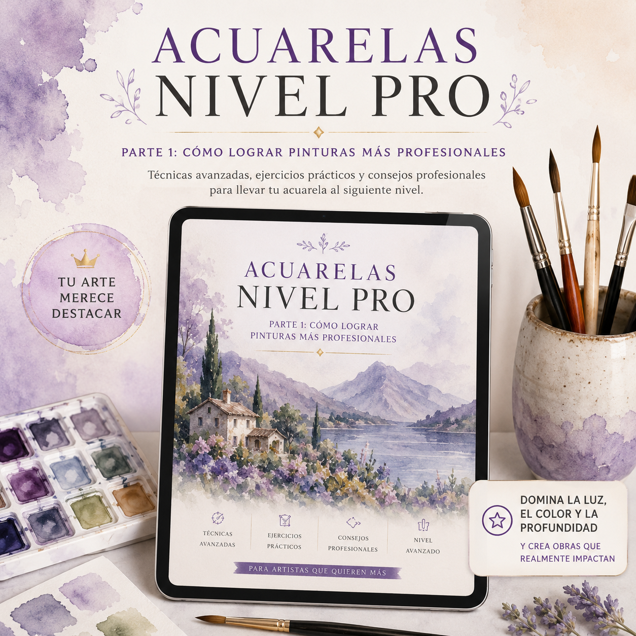 Acuarelas Nivel Pro - Academia de Acuarelas Creativa