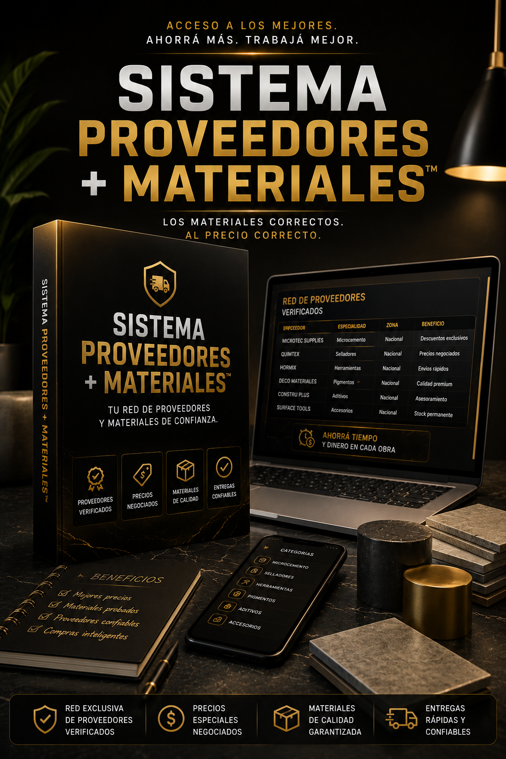 🔥 SISTEMA PROVEEDORES + MATERIALES™ -