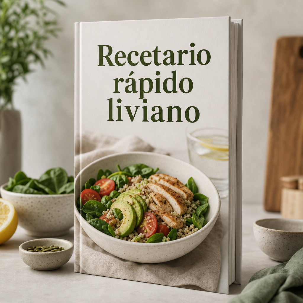 Bono #1: Recetario rápido liviano