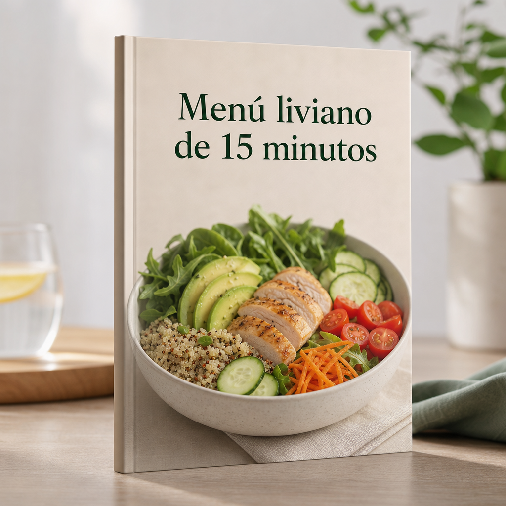 Bono #5: Menú liviano de 15 minutos