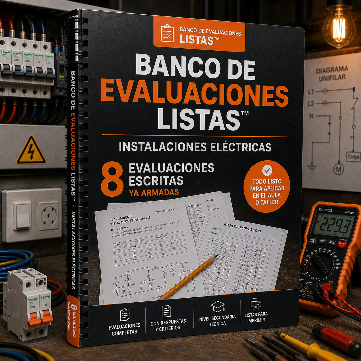 Banco de Evaluaciones Listas™ — Instalaciones Eléctricas