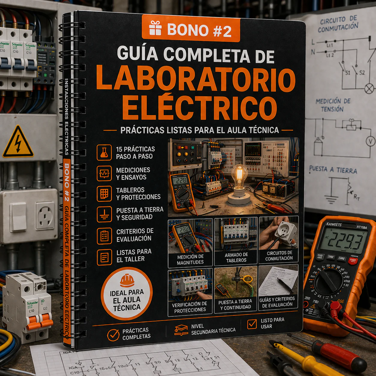 Bono #2: Guía completa de laboratorio eléctrico