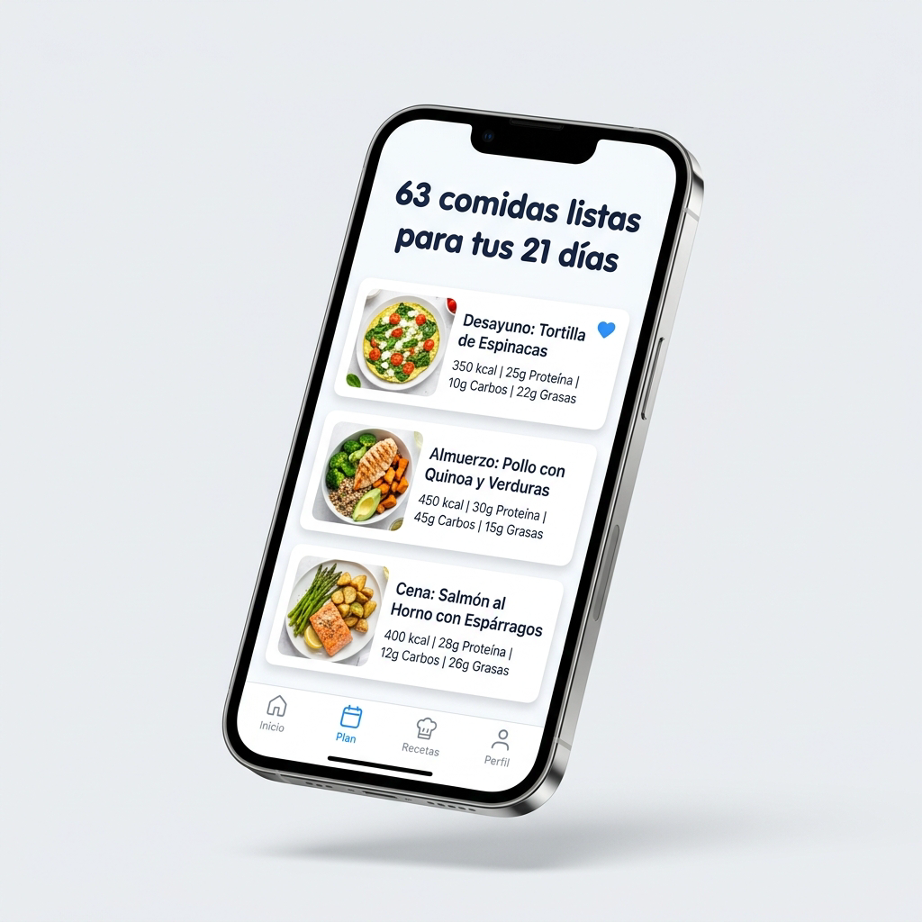 🍽️ 21 Días de Comidas Ya Armadas: Abrís el Día y Sabés Exactamente Qué Comer