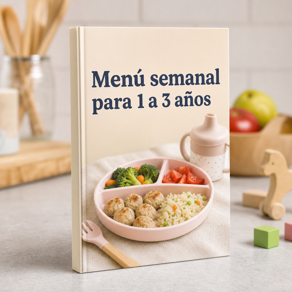 Menú semanal para 1 a 3 años
