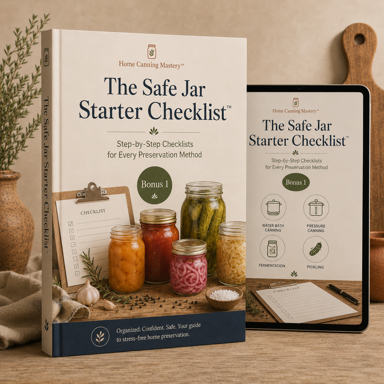 Bonus #1: The Safe Jar Starter Checklist™