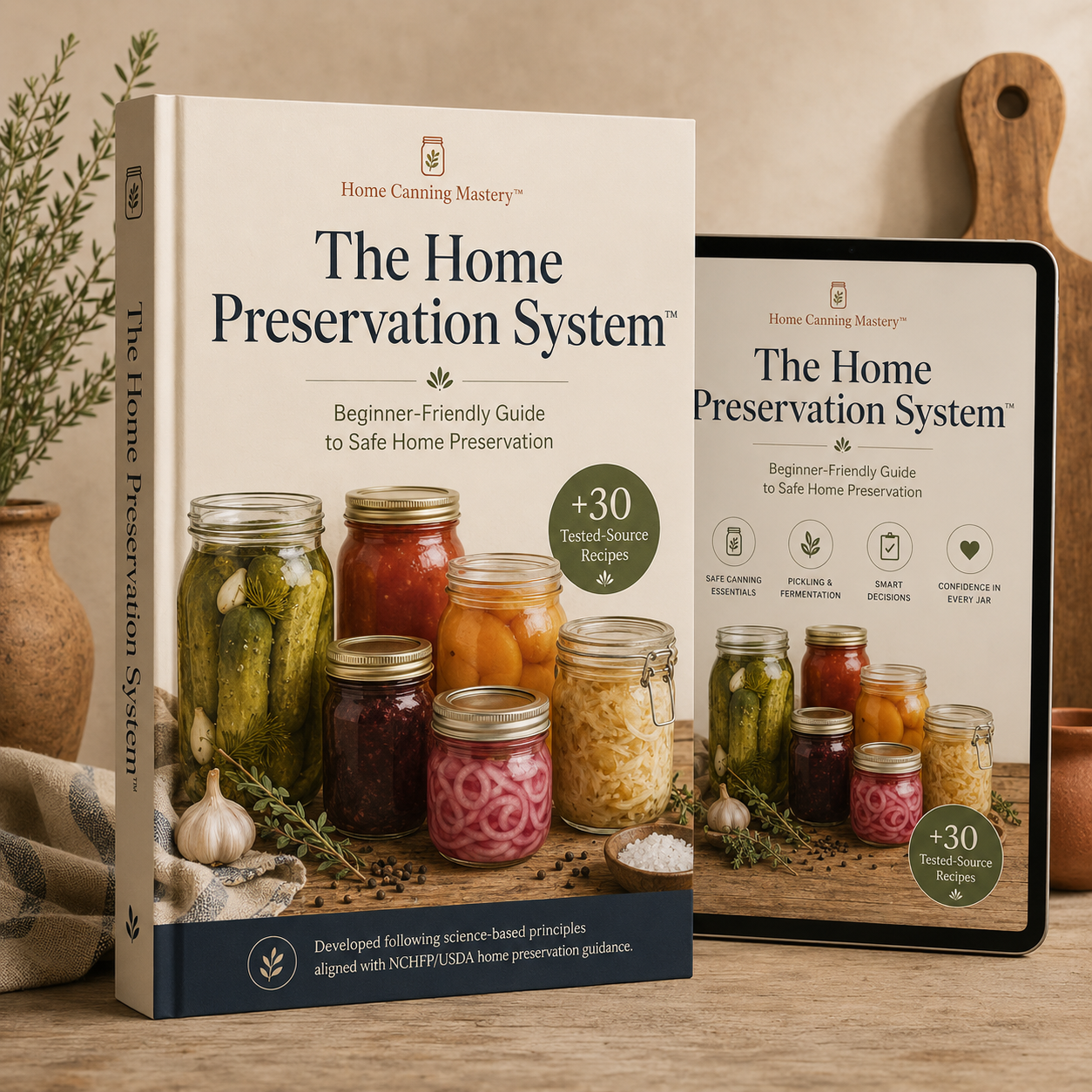 The Home Preservation System — The Complete Step-by-Step Guide to Safely Can, Ferment & Preserve Any Food at Home — With Zero Guesswork