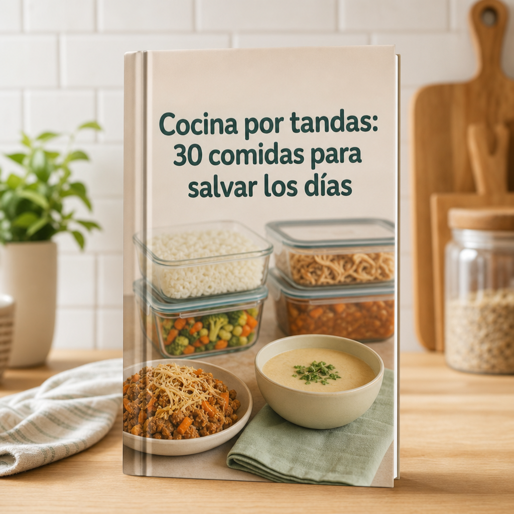 Cocina por tandas: 30 comidas para salvar los días