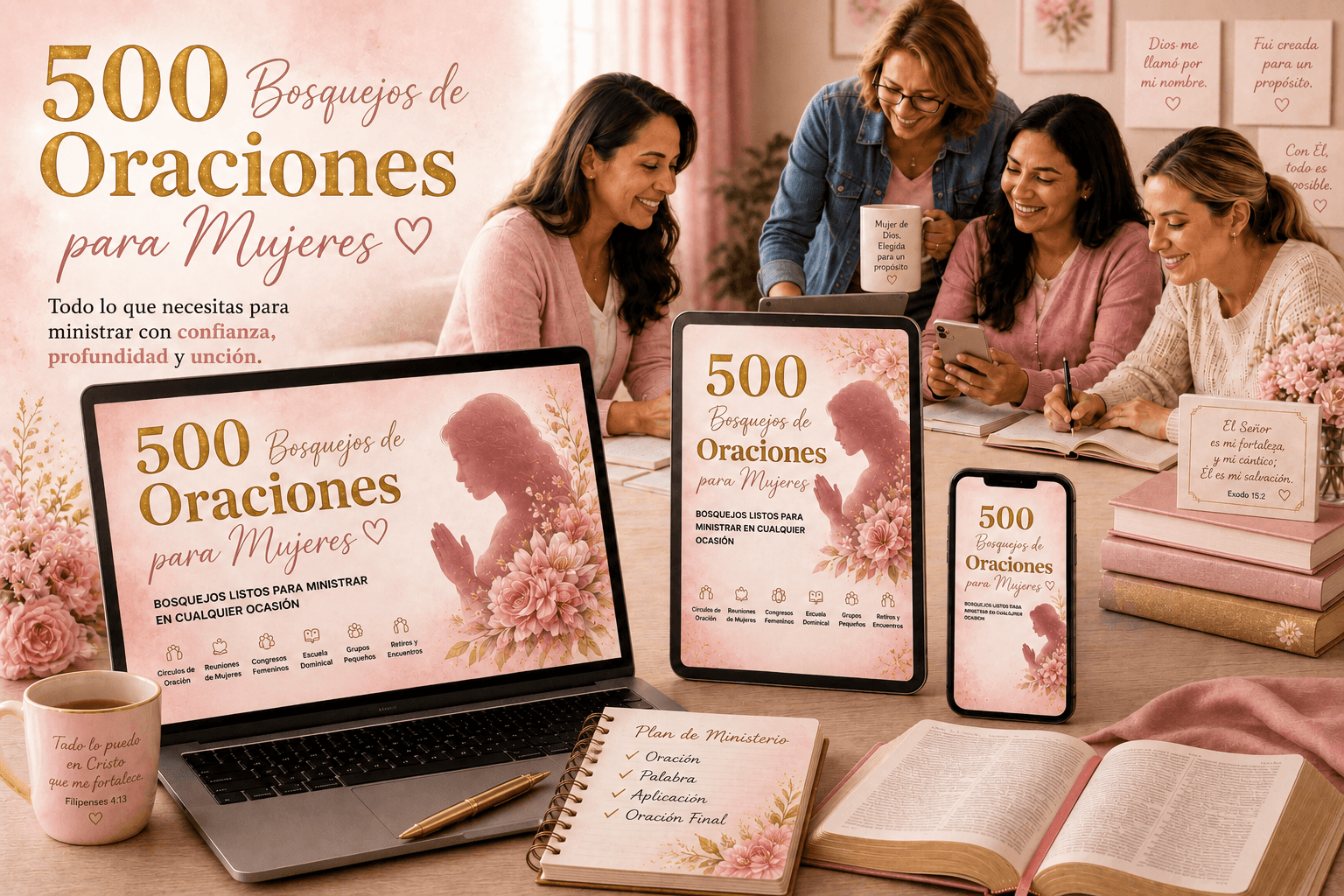 500 Bosquejos de Predicación para Mujeres