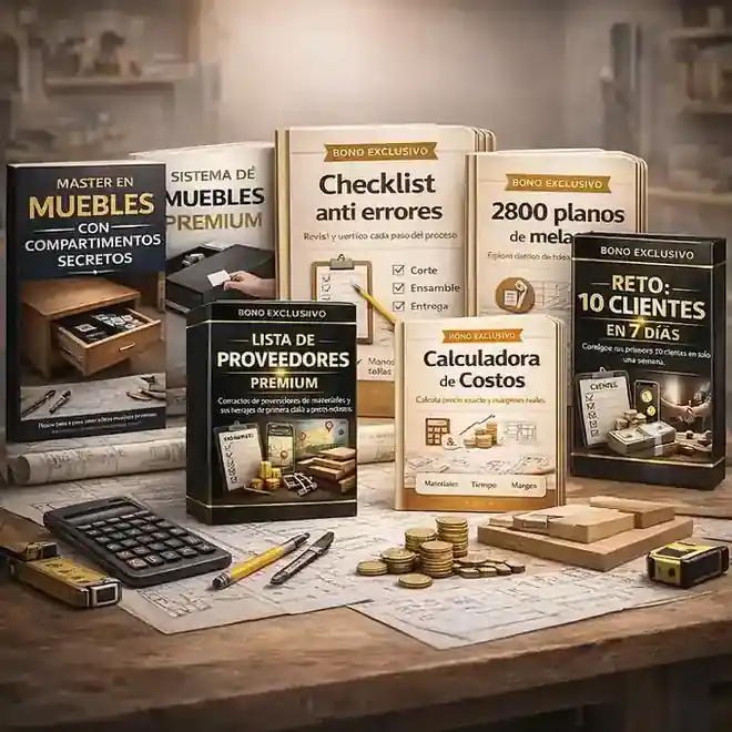 Master en muebles con compartimentos secretos