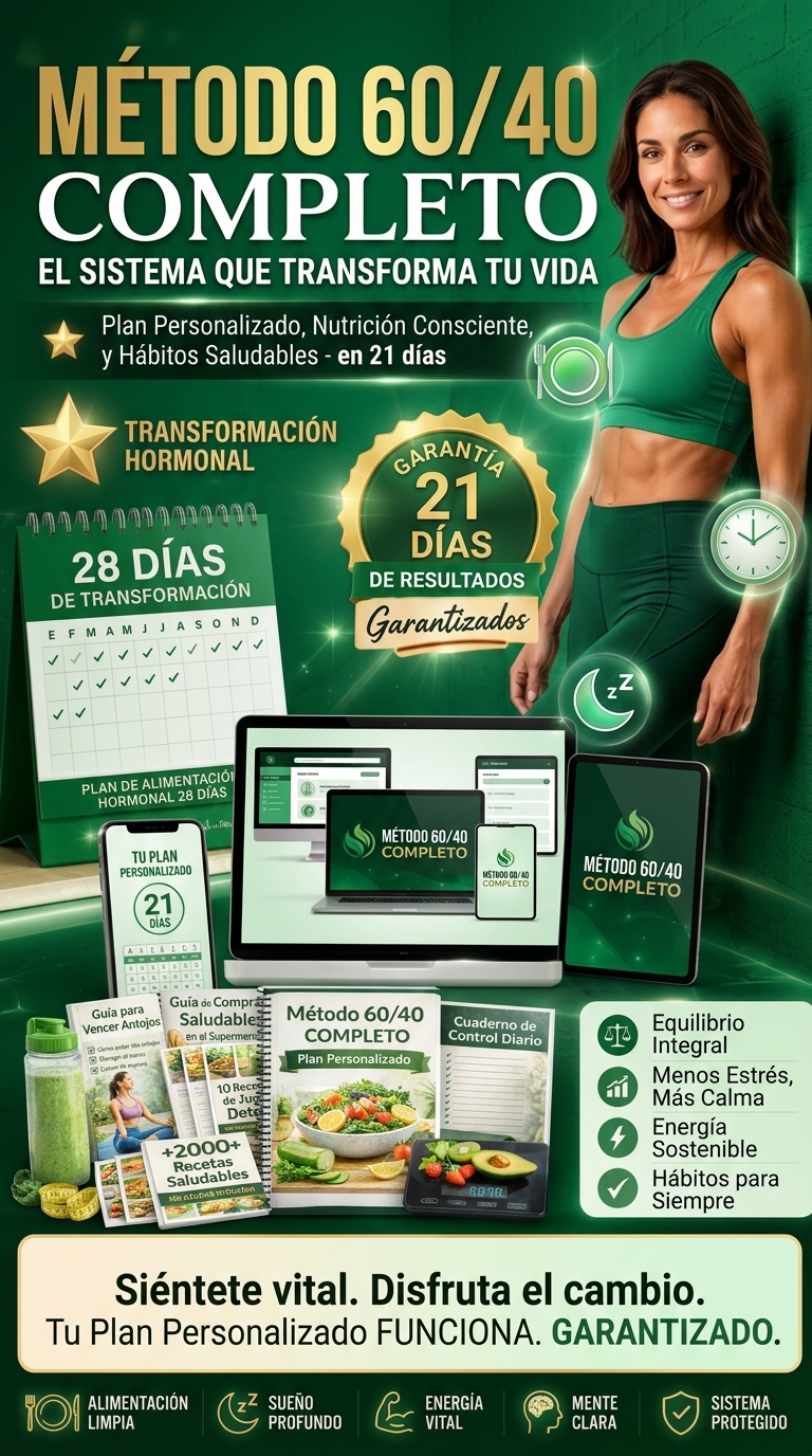 Tu Plan Metodo 60/40 Personalizado