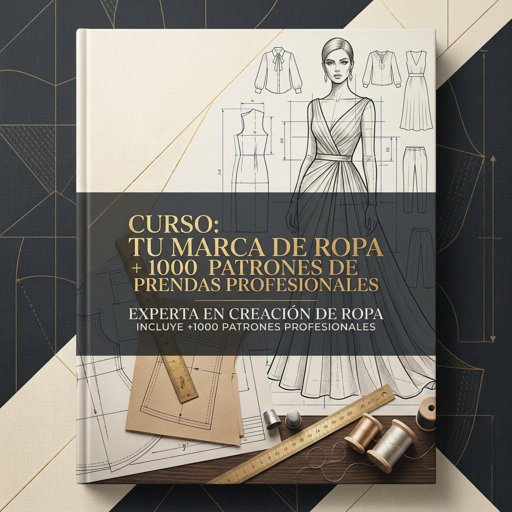 Curso: Tu marca de ropa + 1000 Patrones de prendas profesionales