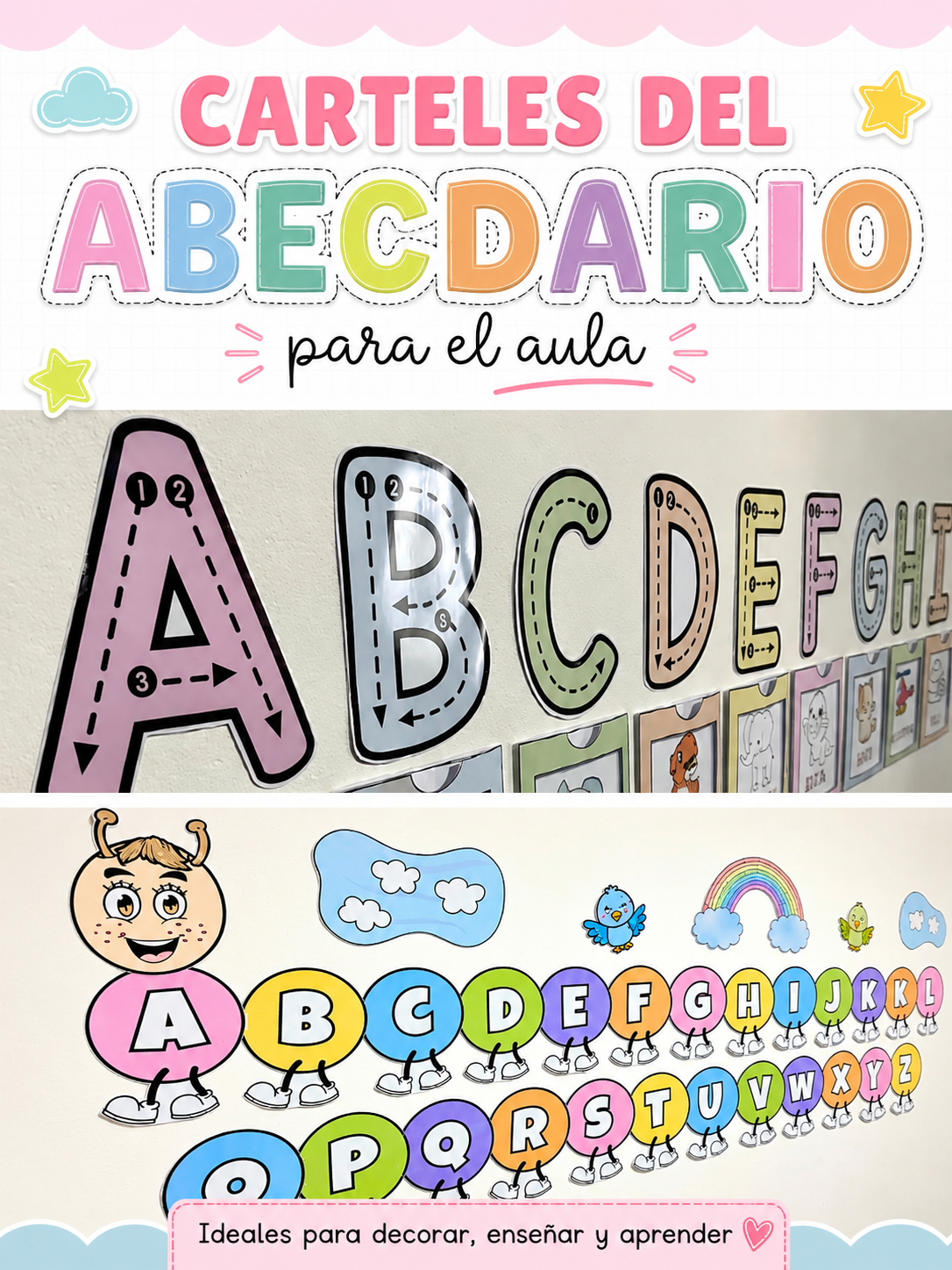 Bono #4: Carteles del abecedario para el aula