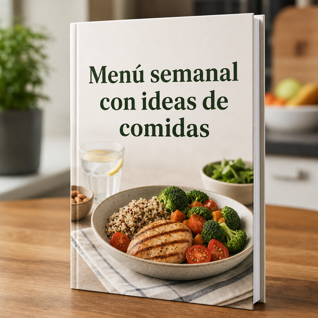 Bono #2: Menú semanal con ideas de comidas