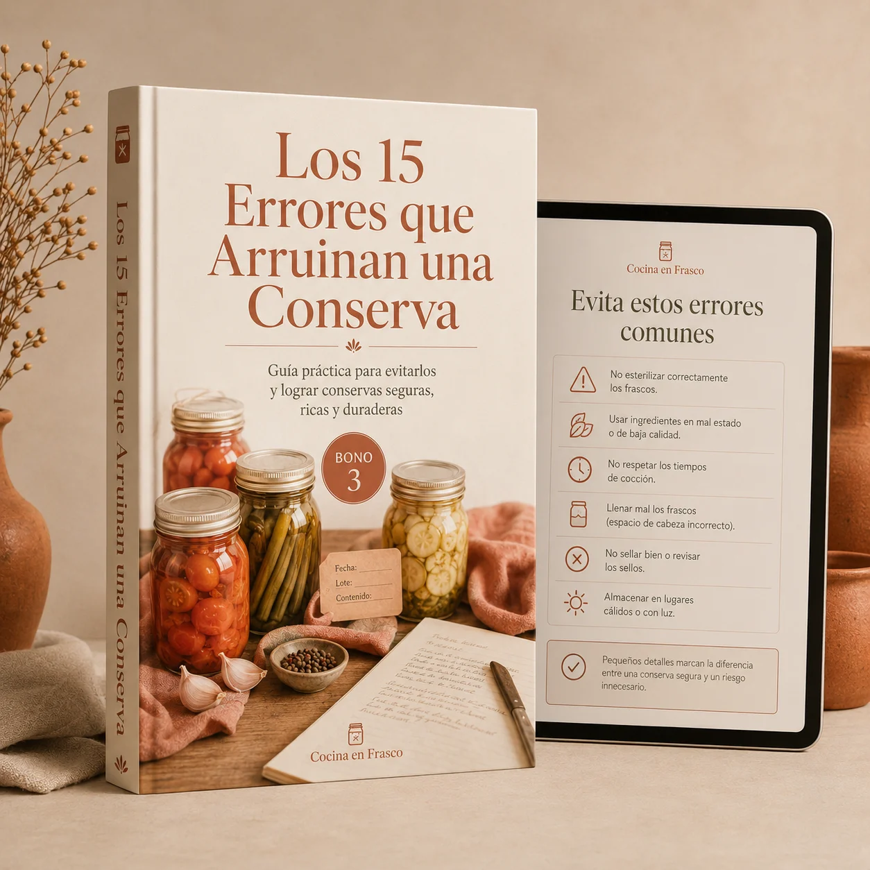 Bono #2: Los  errores que arruinan tus conservas