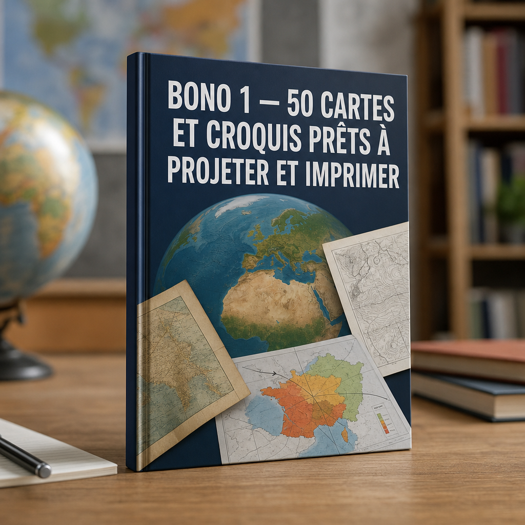 Bonus #1: 50 CARTES ET CROQUIS PRÊTS À PROJETER ET IMPRIMER