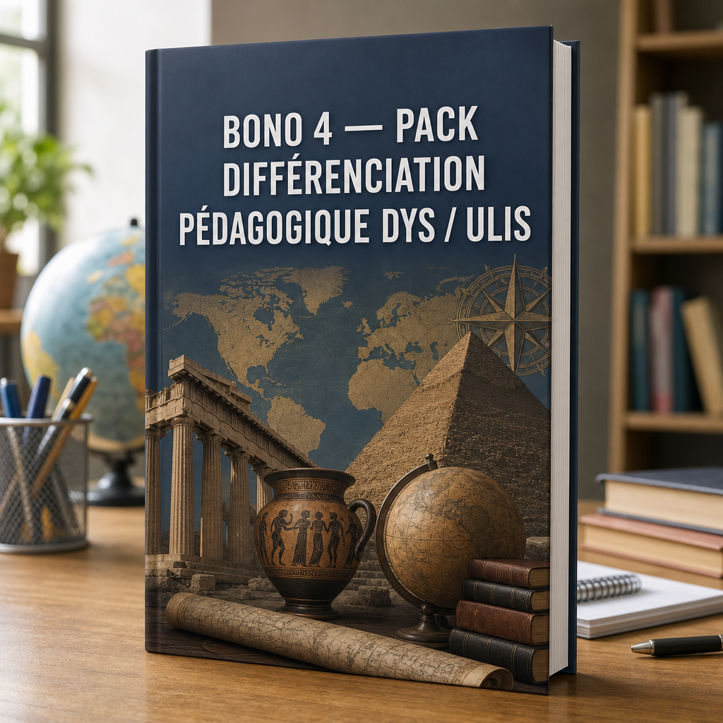 Bonus #4: PACK DIFFÉRENCIATION PÉDAGOGIQUE DYS / ULIS