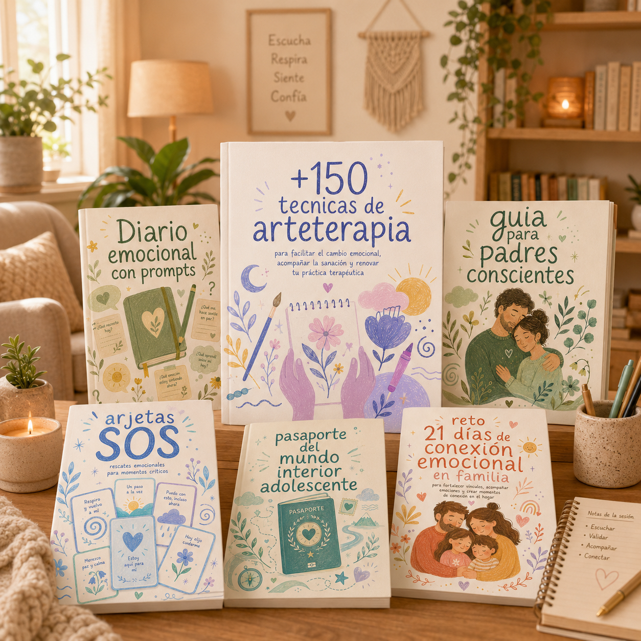 +150 técnicas de arteterapia - Una forma simple de soltar lo que sentís y guiar emociones desde hoy