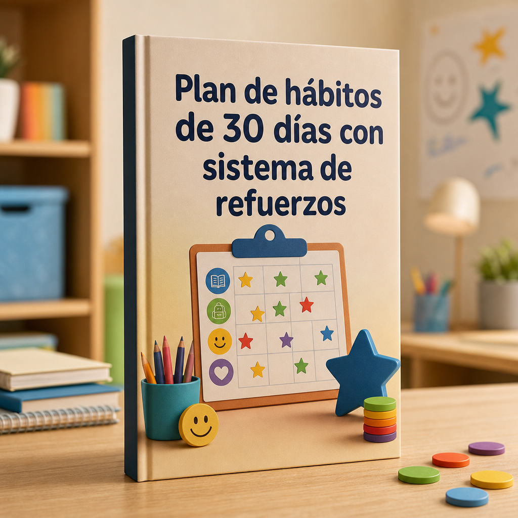 Plan de hábitos de 30 días con sistema de refuerzos