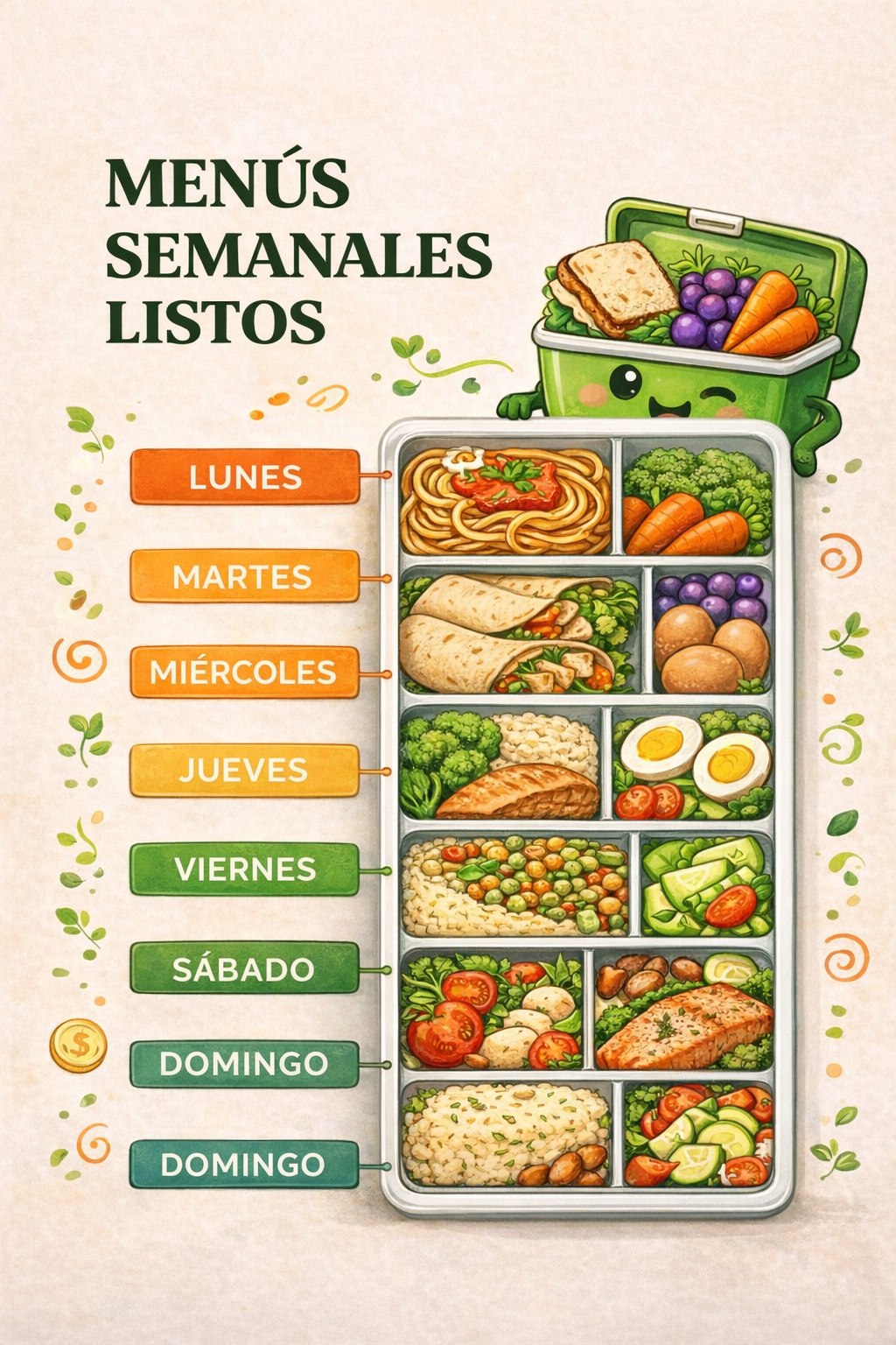 Bono #4: Menús semanales listos