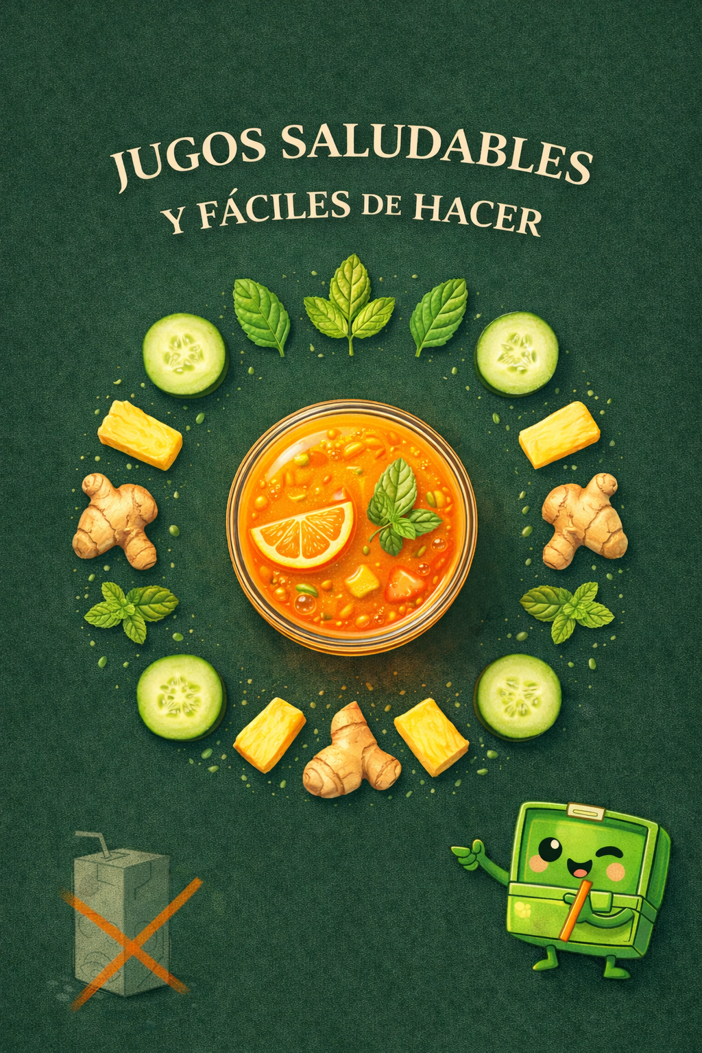Bono #5: Jugos Saludables y Fáciles de Hacer