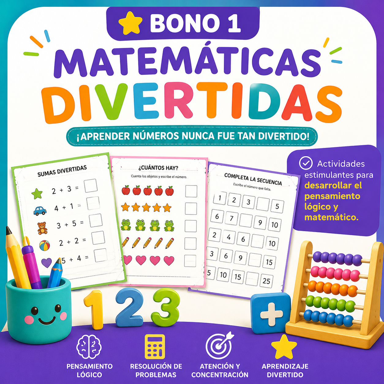 Bono #1: Matemáticas Divertidas