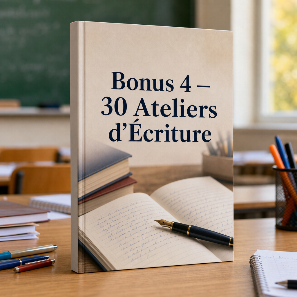 Bonus #4: 30 Ateliers d'Écriture