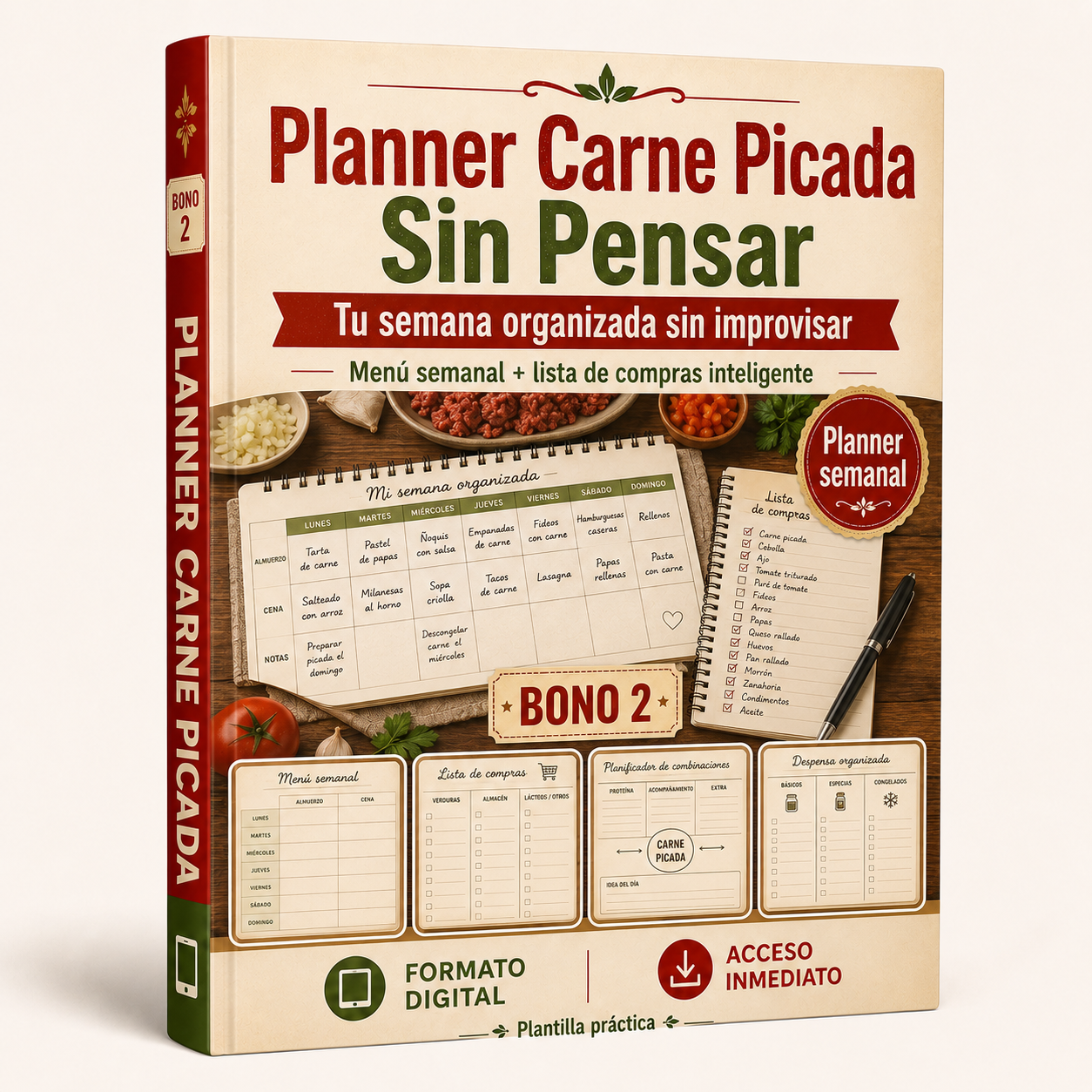 Bono #2: PLANNER DE COMIDAS