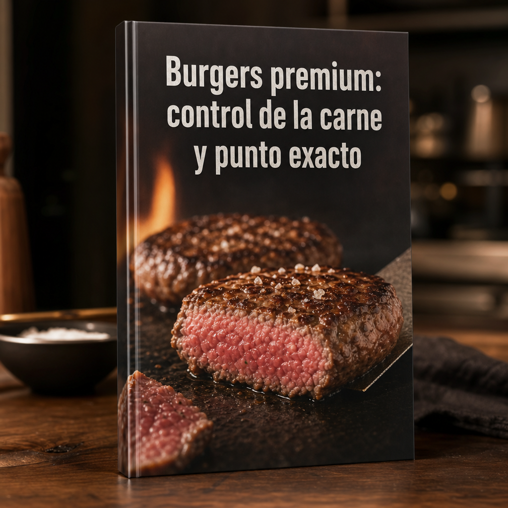 Burgers premium: control de la carne y punto exacto