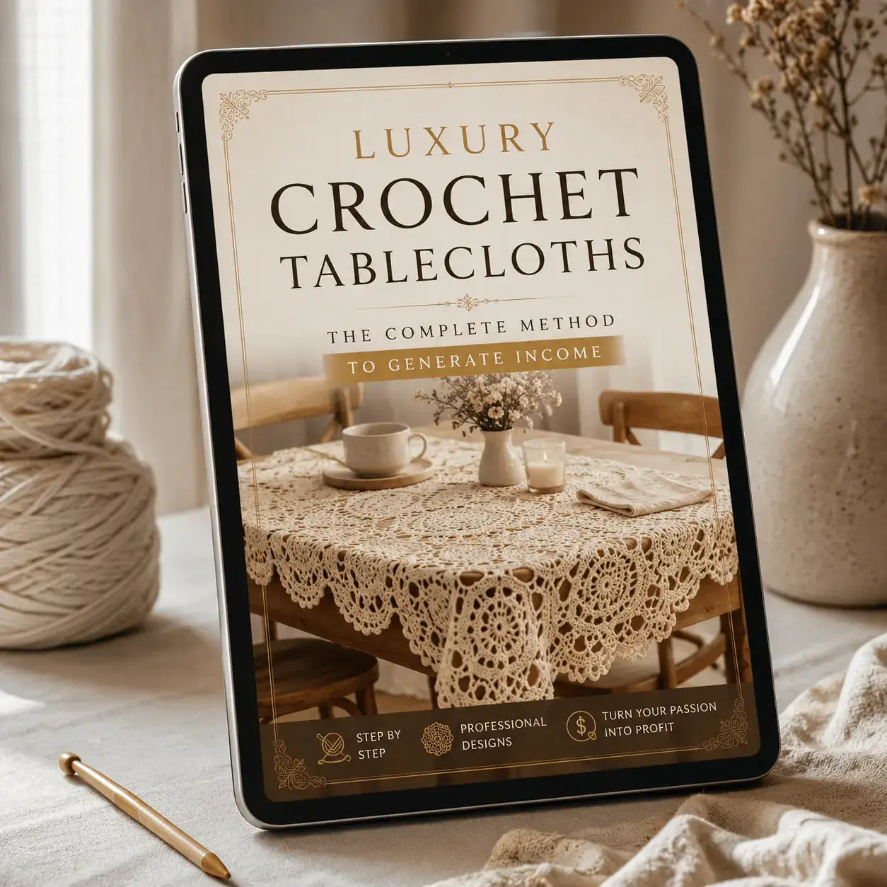 Luxury Crochet Tablecloths - The Complete Method to Generate Income