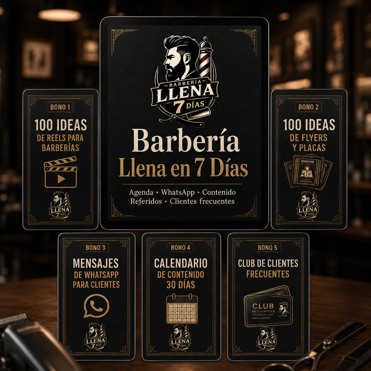Barbería Llena 7 Días