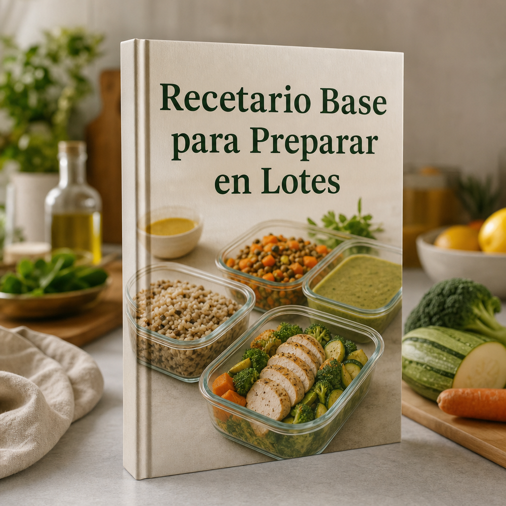 Bono #3: Recetario Base para Preparar en Lotes