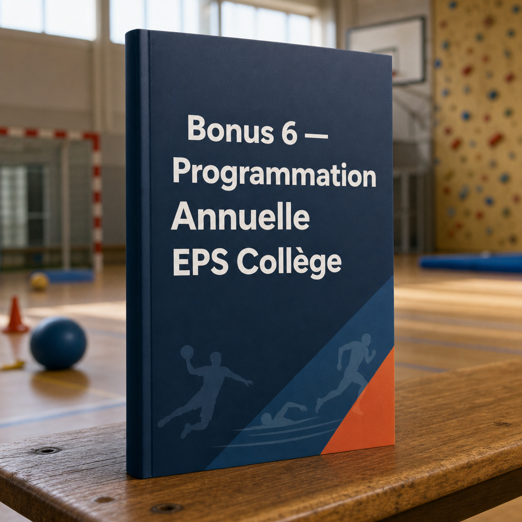 Bonus #4: Programmation Annuelle EPS Collège