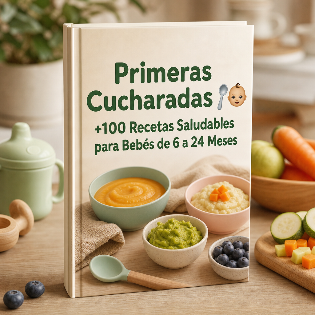 Primeras Cucharadas 🥄👶 +100 Recetas Saludables para Bebés de 6 a 24 Meses