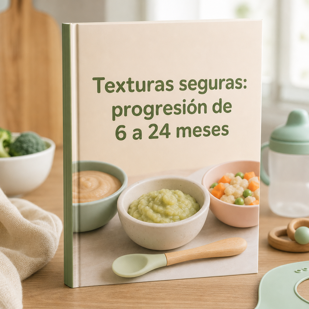 Texturas seguras: progresión de 6 a 24 meses