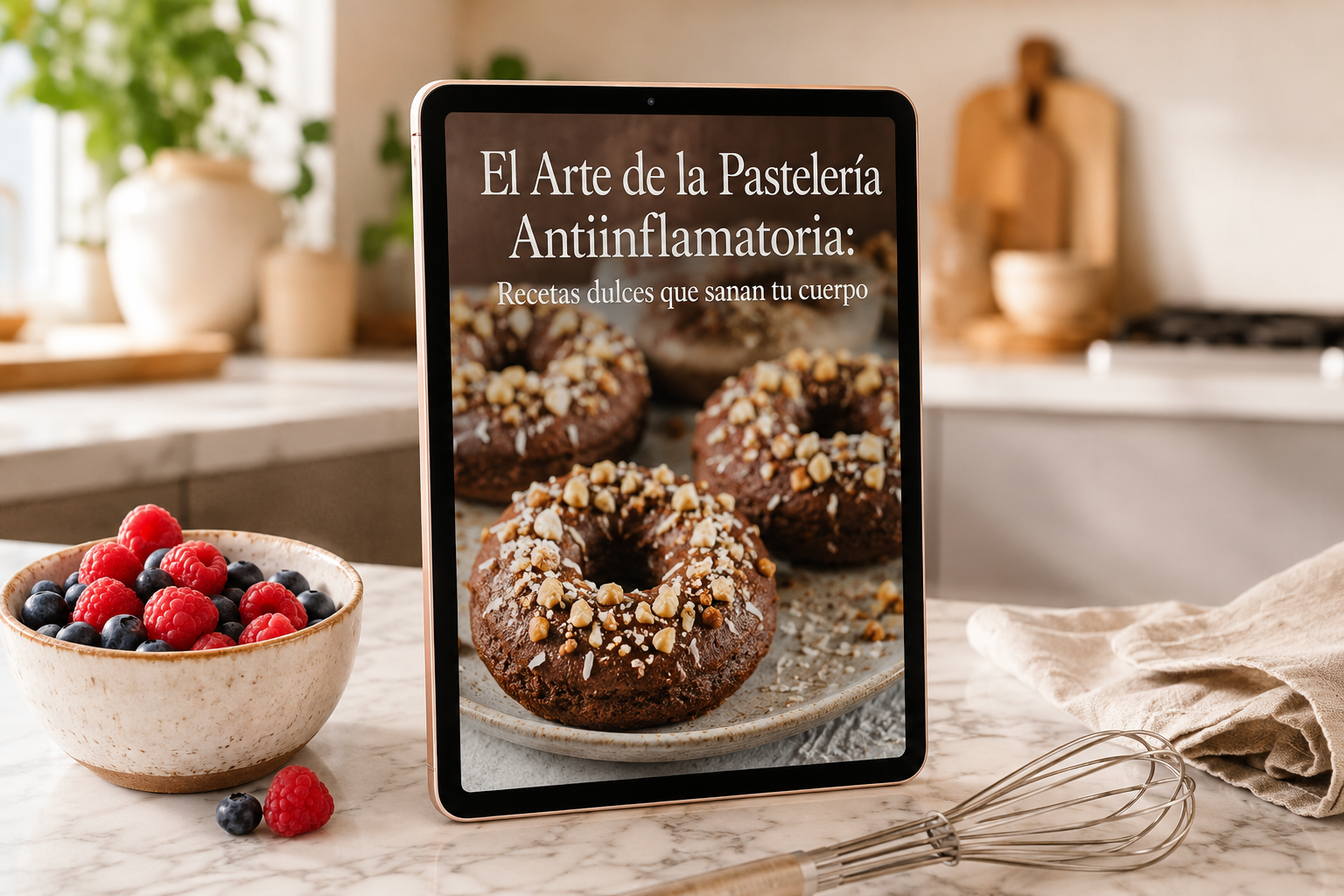 El Arte de la Pastelería Antiinflamatoria: Recetas dulces que sanan tu cuerpo.