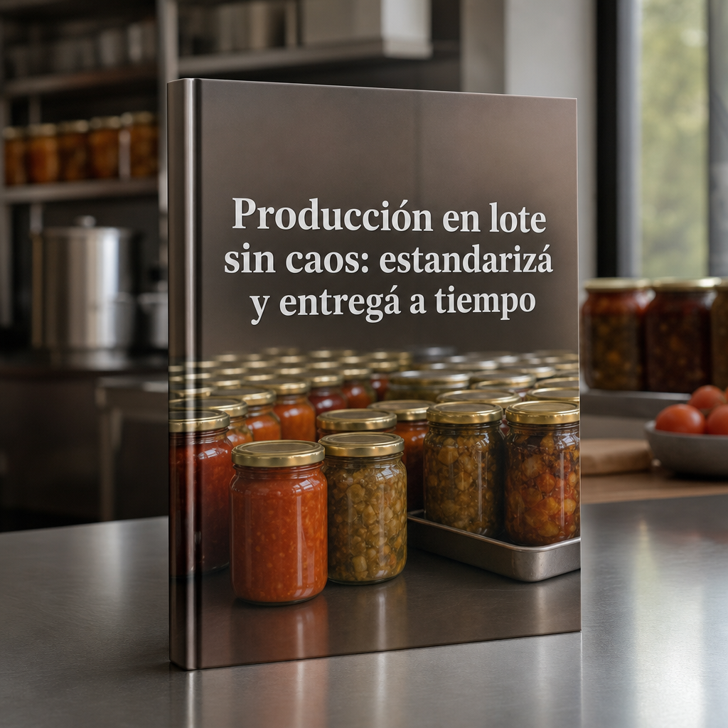 Producción en lote sin caos: estandarizá y entregá a tiempo