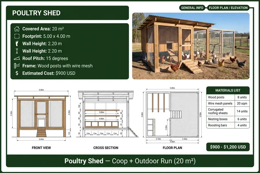 Structure built from the complete plan