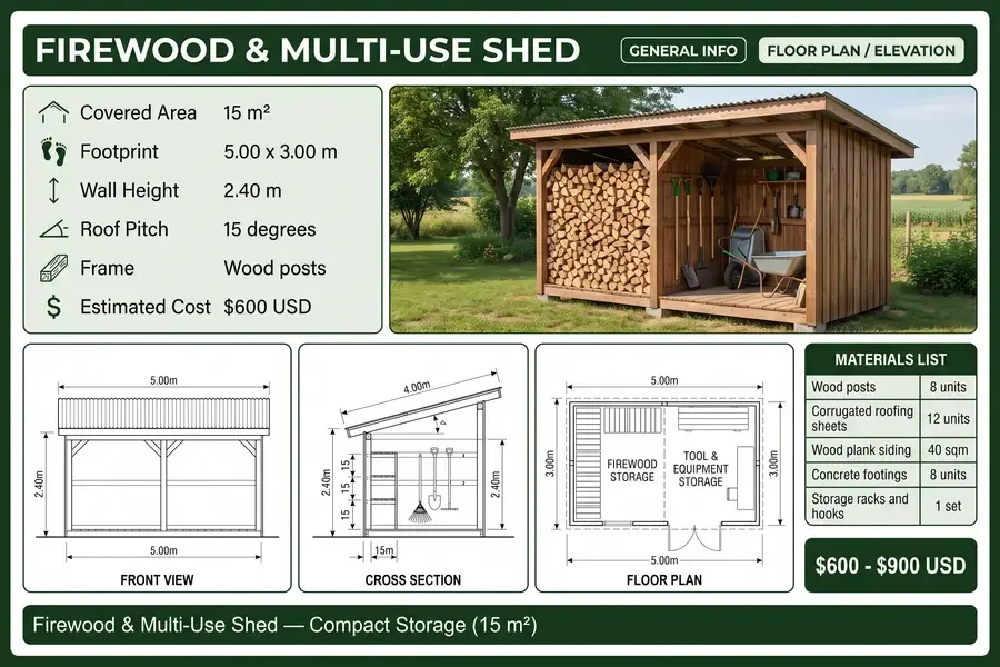 Real measurements included in the plan