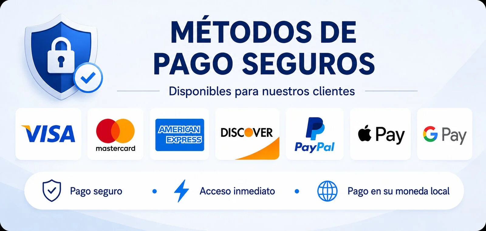 Métodos de pago