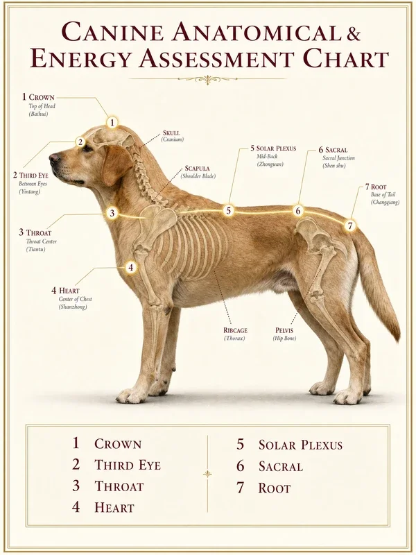 Dog Anatomical & Energy Assessment Chart preview