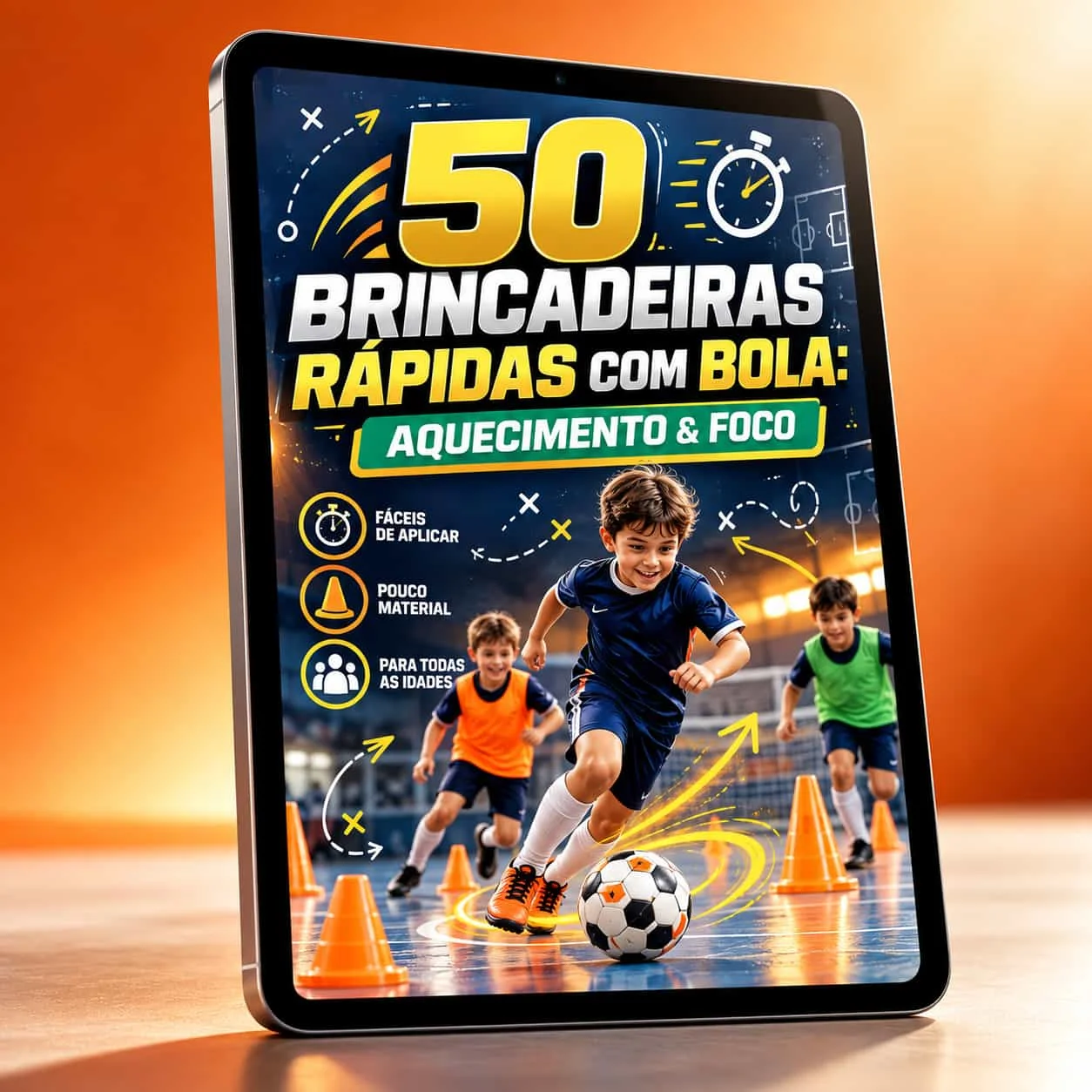 Bónus 1 - 50 Brincadeiras Rápidas com Bola para Aquecimento