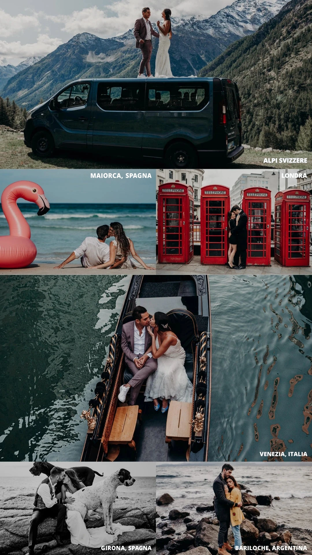 Matrimoni fotografati da Nati Debortoli in giro per il mondo