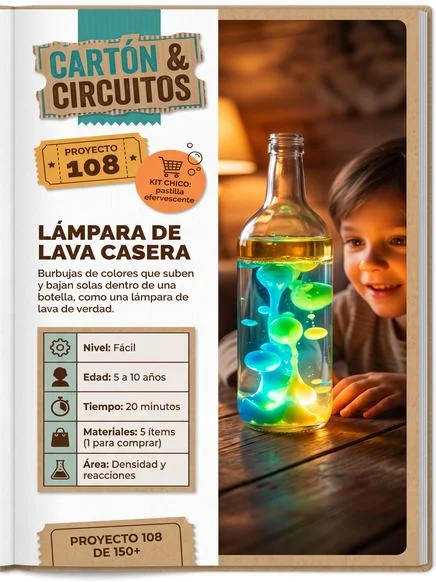 Lámpara de lava casera