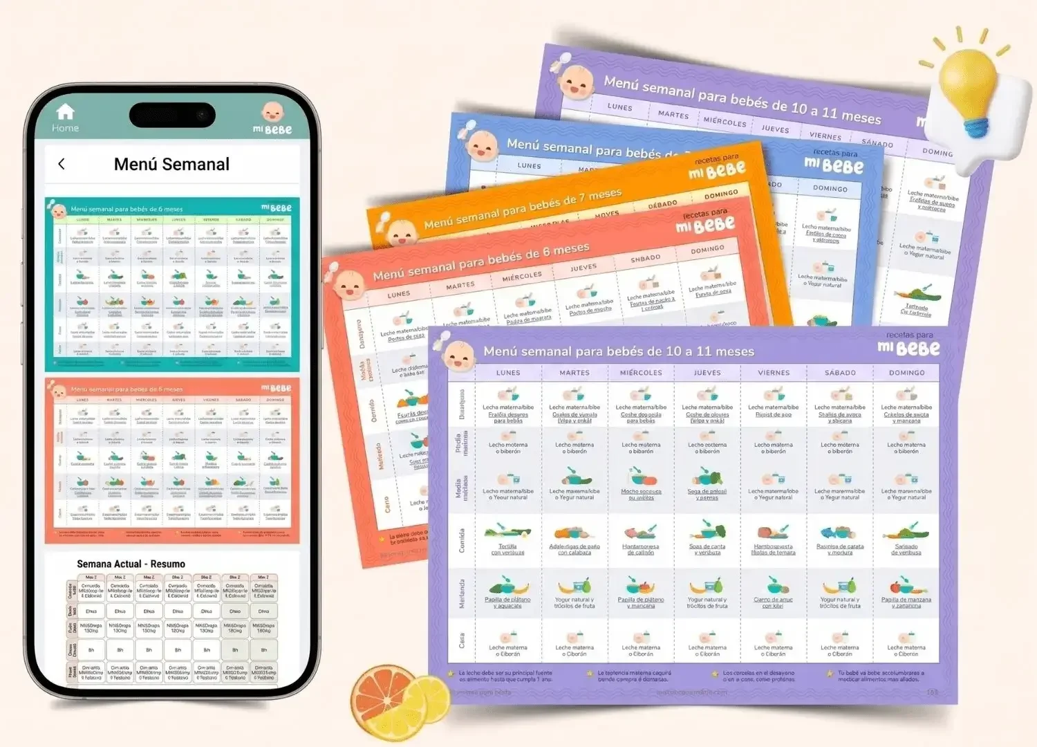 Menús variados y nutritivos